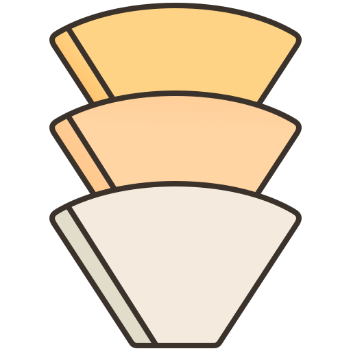Coffee filter Amethys Design Lineal Color icon
