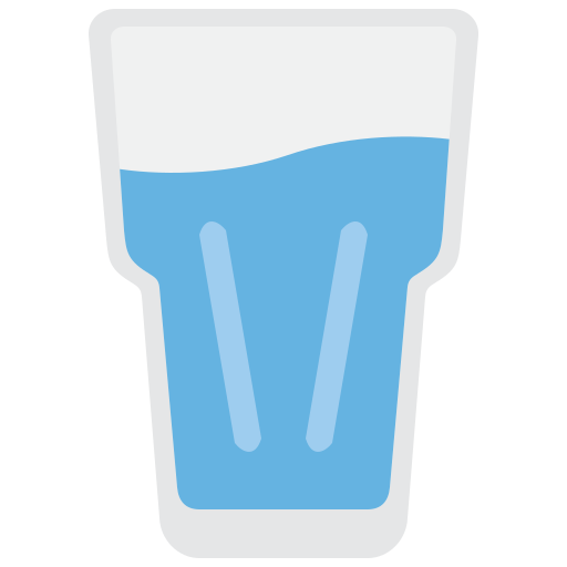 water glas Amethys Design Flat icoon