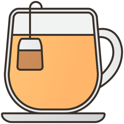 Tea cup Amethys Design Lineal Color icon