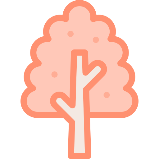Tree Detailed color Lineal color icon