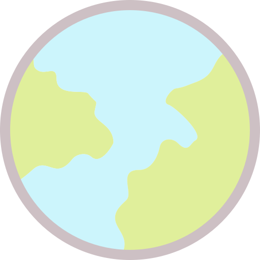 地球 Detailed color Lineal color icon
