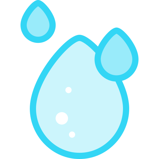Raindrop Detailed color Lineal color icon