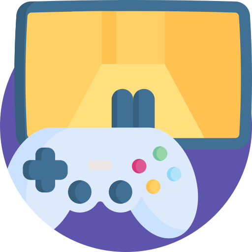 Game console Detailed Flat Circular Flat icon