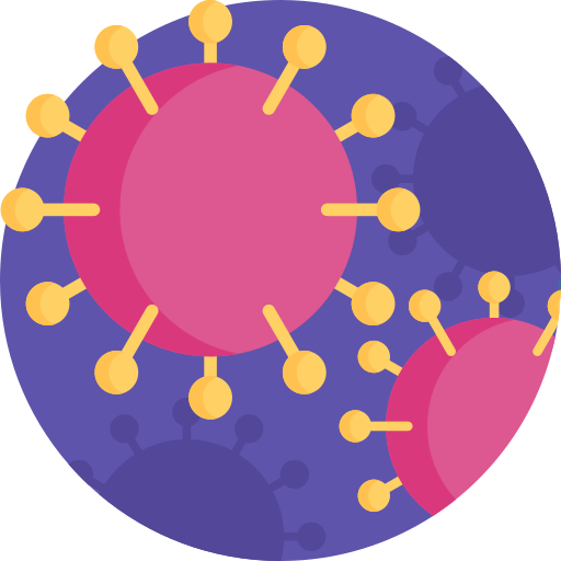 Coronavirus Detailed Flat Circular Flat icon