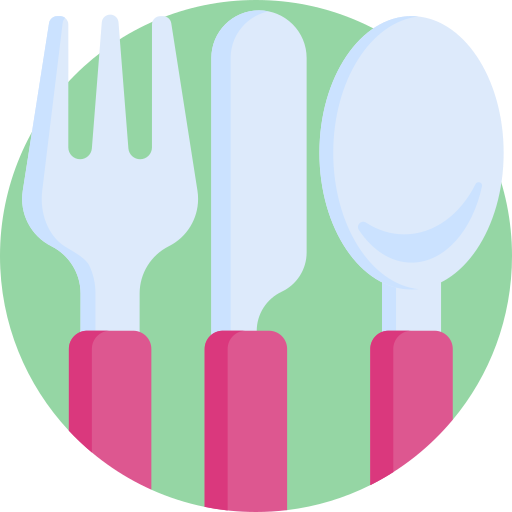 Cutlery Detailed Flat Circular Flat icon