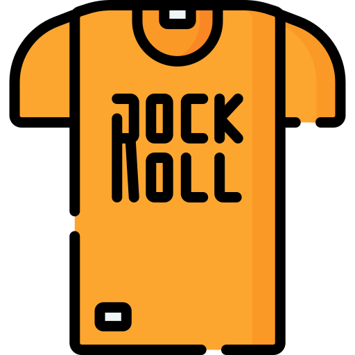rock&#39;n&#39;roll Special Lineal color icon