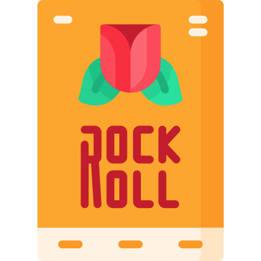 Rock and roll Special Flat icon