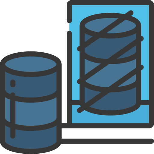 Database Juicy Fish Soft-fill icon