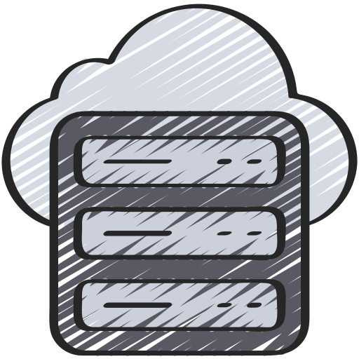 Cloud server Juicy Fish Sketchy icon