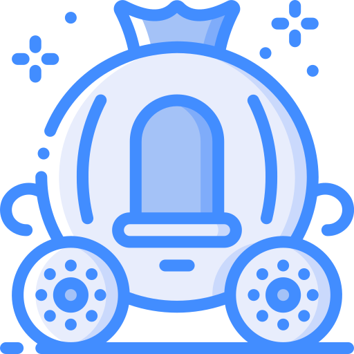 마차 Basic Miscellany Blue icon