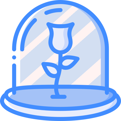 Rose Basic Miscellany Blue icon