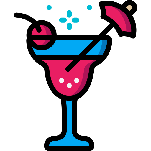 Cocktail Basic Miscellany Lineal Color icon