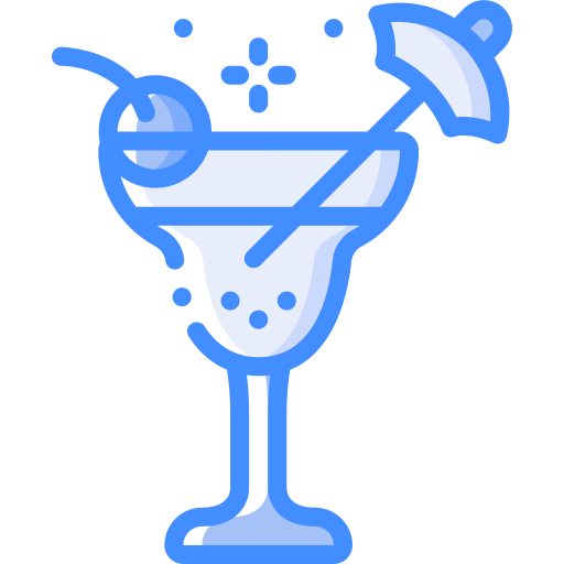 cocktail Basic Miscellany Blue icon