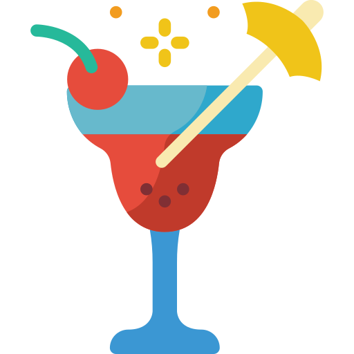 Cocktail Basic Miscellany Flat icon