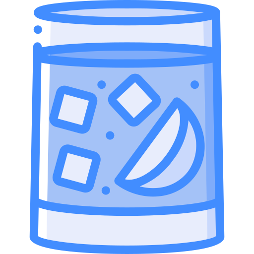 Cocktail Basic Miscellany Blue icon