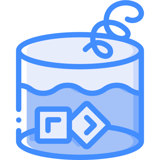 cocktail Basic Miscellany Blue icon