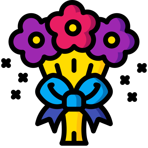 Flowers Basic Miscellany Lineal Color icon