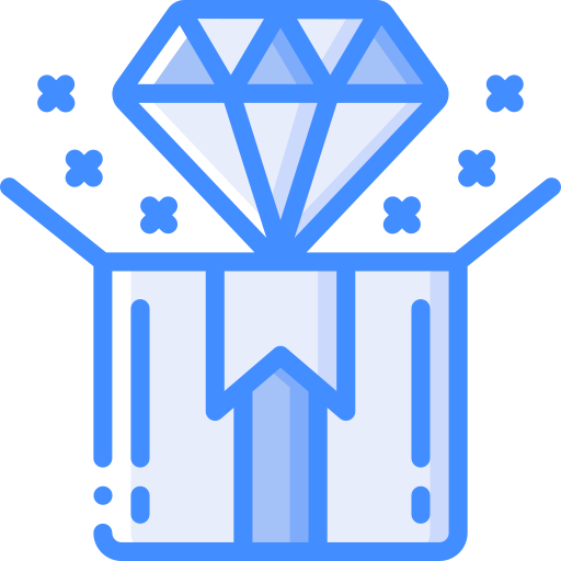 Present Basic Miscellany Blue icon