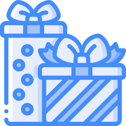 Presents Basic Miscellany Blue icon