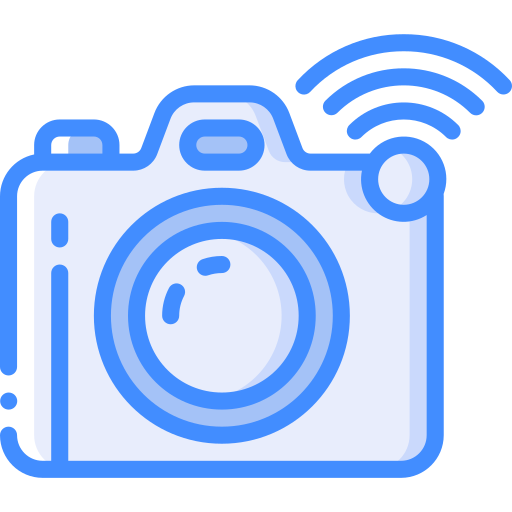 カメラ Basic Miscellany Blue icon