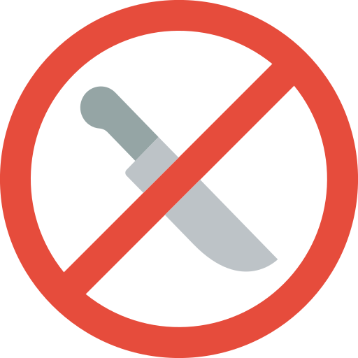 Knife Basic Miscellany Flat icon