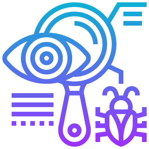 wetenschappelijk onderzoek Meticulous Gradient icoon