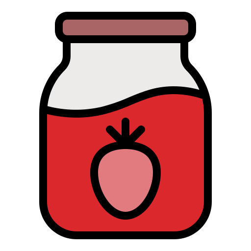 Strawberry jam Generic Outline Color icon
