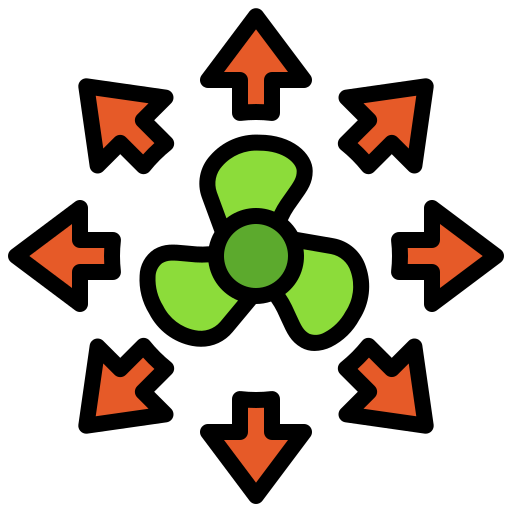 Вентилятор Generic Outline Color иконка