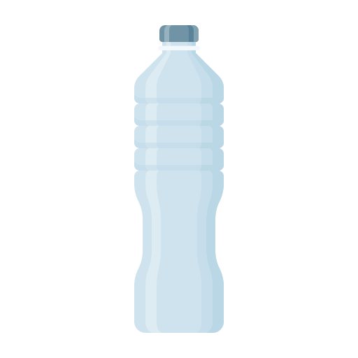 plastikowa butelka Generic Flat ikona