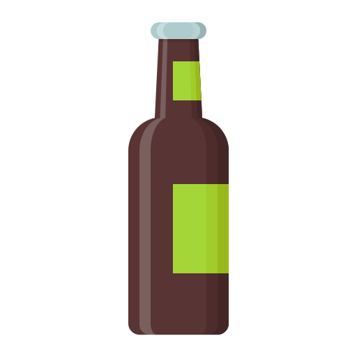 bottiglia di vino Generic Flat icona