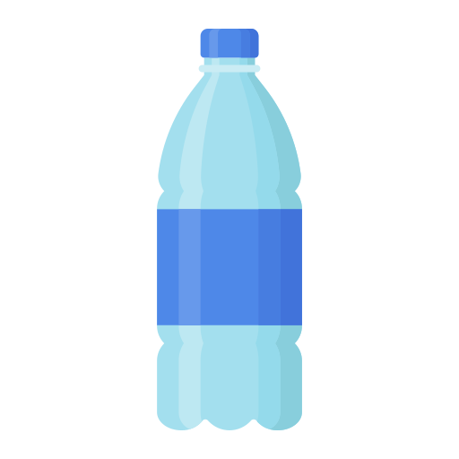 Пластиковая бутылка Generic Flat иконка