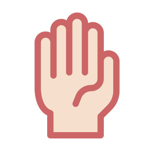High five Generic Outline Color icon