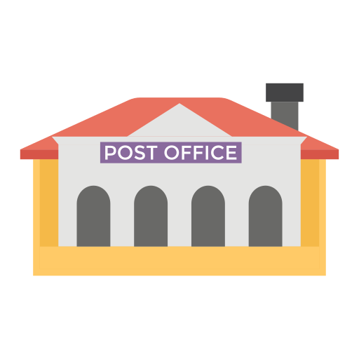oficina postal Generic Flat icono