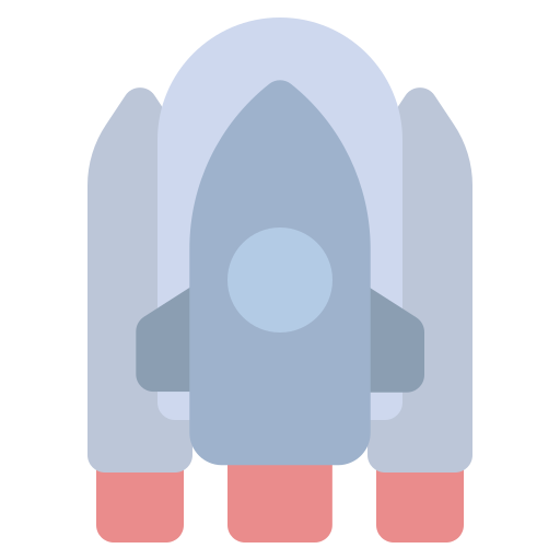 space shuttle Generic Flat icona