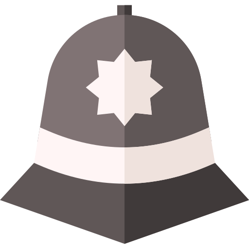 警官 Basic Straight Flat icon