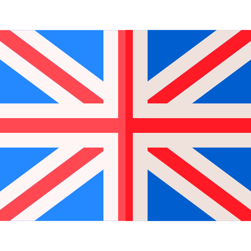 bandera de reino unido Basic Straight Flat icono