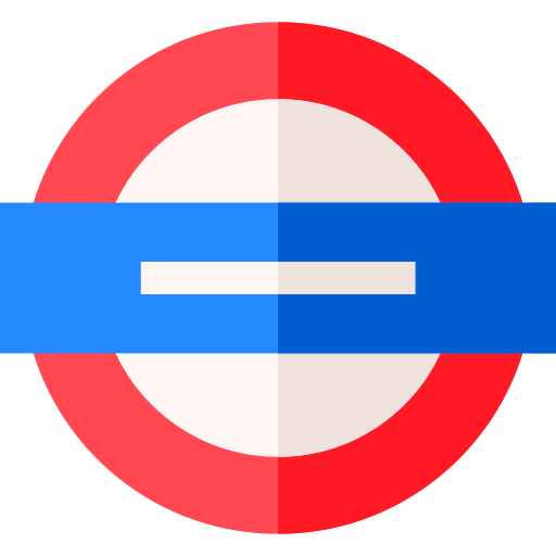 subterráneo Basic Straight Flat icono