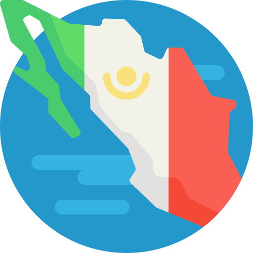 Mexico Detailed Flat Circular Flat icon