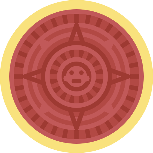 calendario maya Detailed Flat Circular Flat icona
