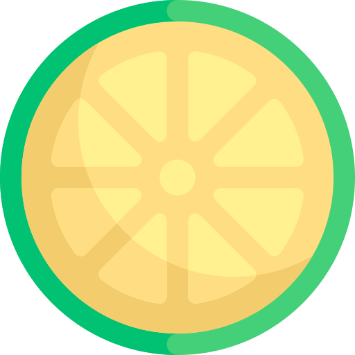 limonka Kawaii Flat ikona