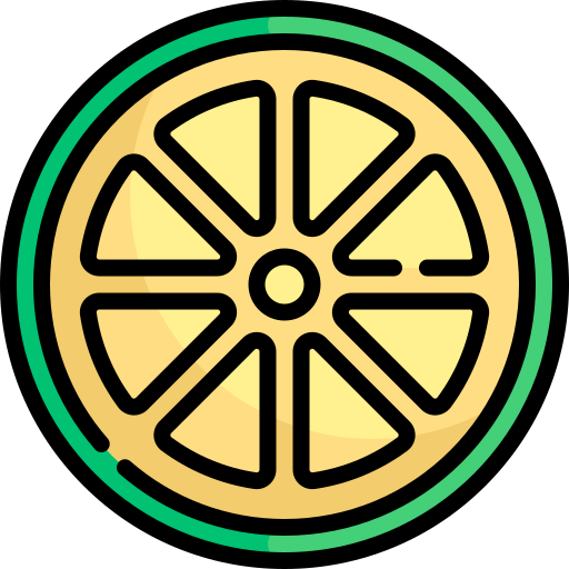 lima Kawaii Lineal color icono
