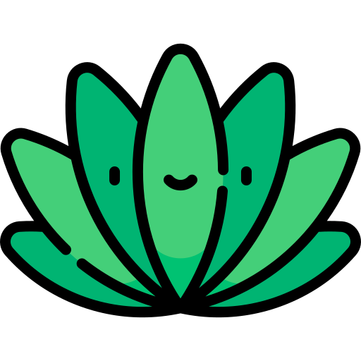 agave Kawaii Lineal color icono
