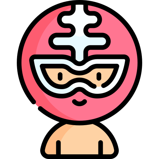 lottatore Kawaii Lineal color icona