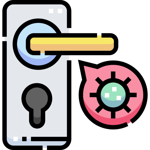 손잡이 Detailed Straight Lineal color icon