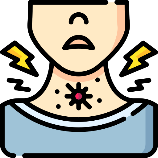 Sore throat Special Lineal color icon