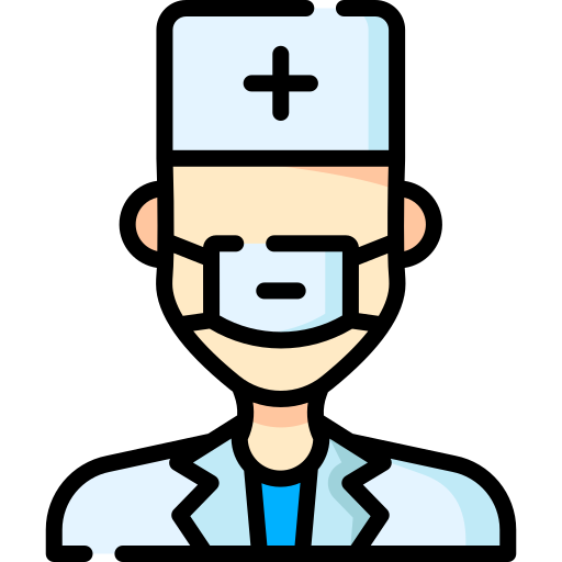 médico Special Lineal color icono