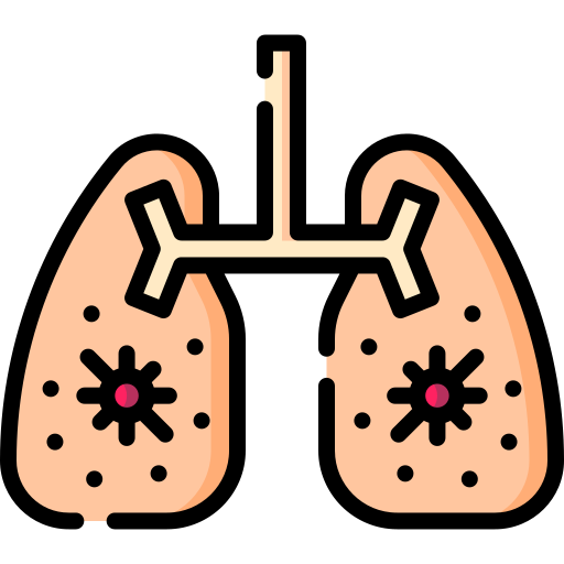 Пневмония Special Lineal color иконка