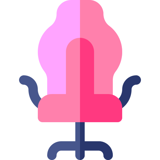chaise de jeu Basic Rounded Flat Icône