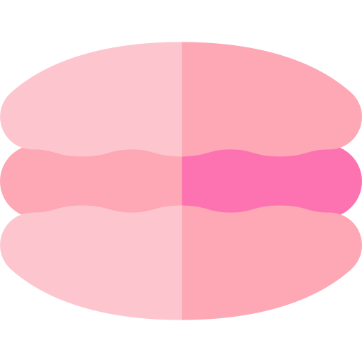 macaron Basic Straight Flat icon
