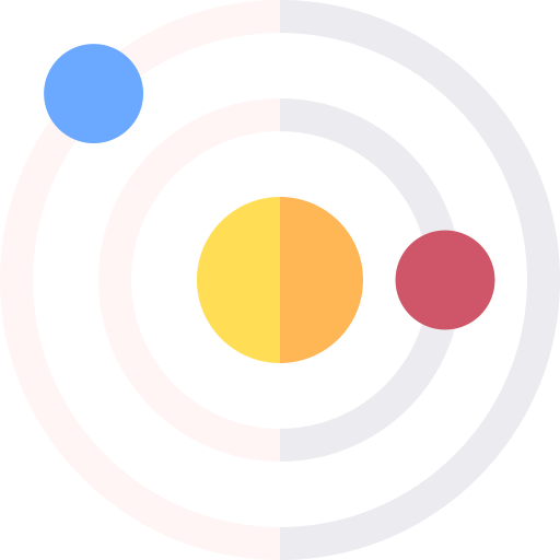 Solar system Basic Straight Flat icon